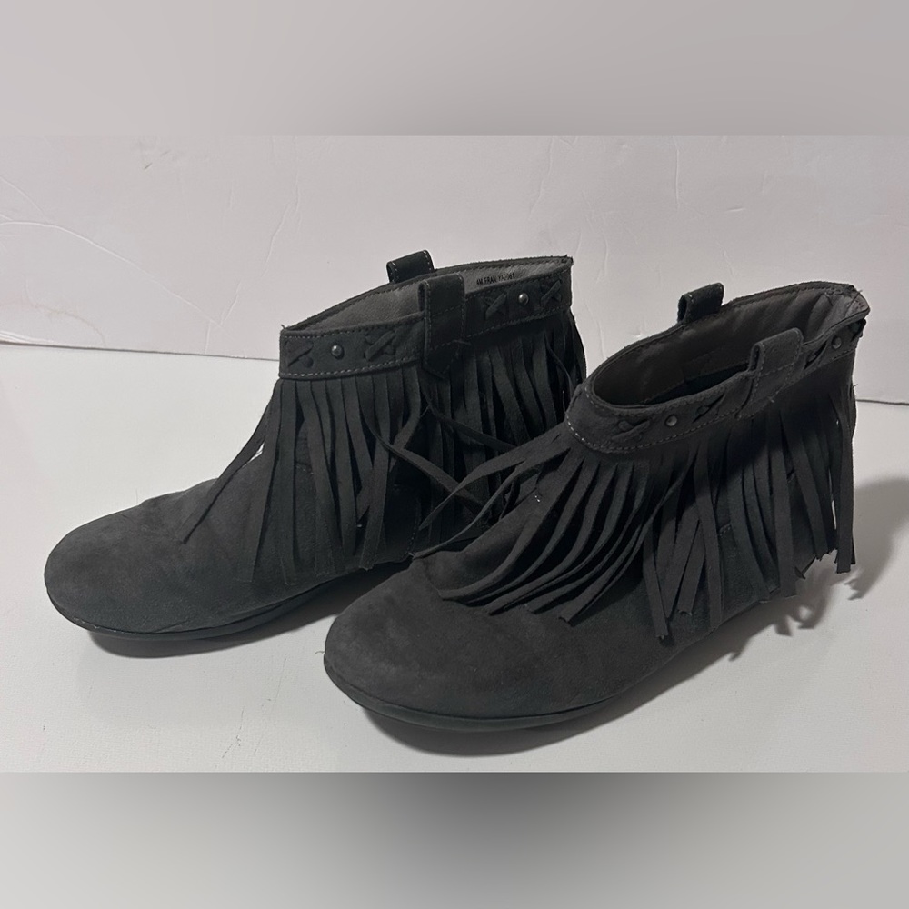 Girl’s Size 4M Rampage Girls Grey Ankle Boots